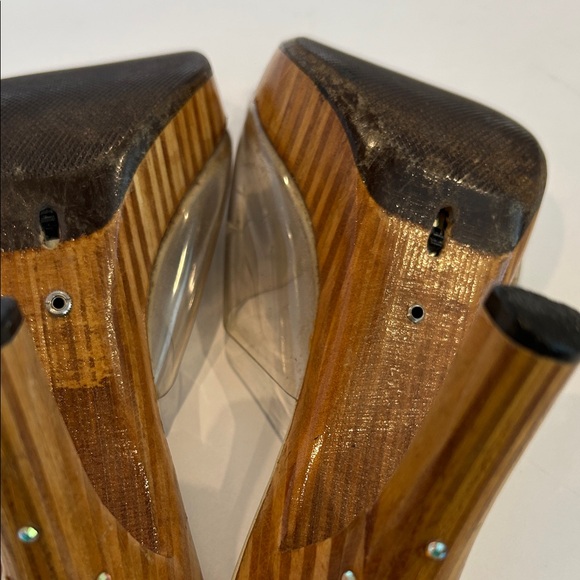 Vintage 50’s Springolator style heels with rhinestones - Picture 12 of 15